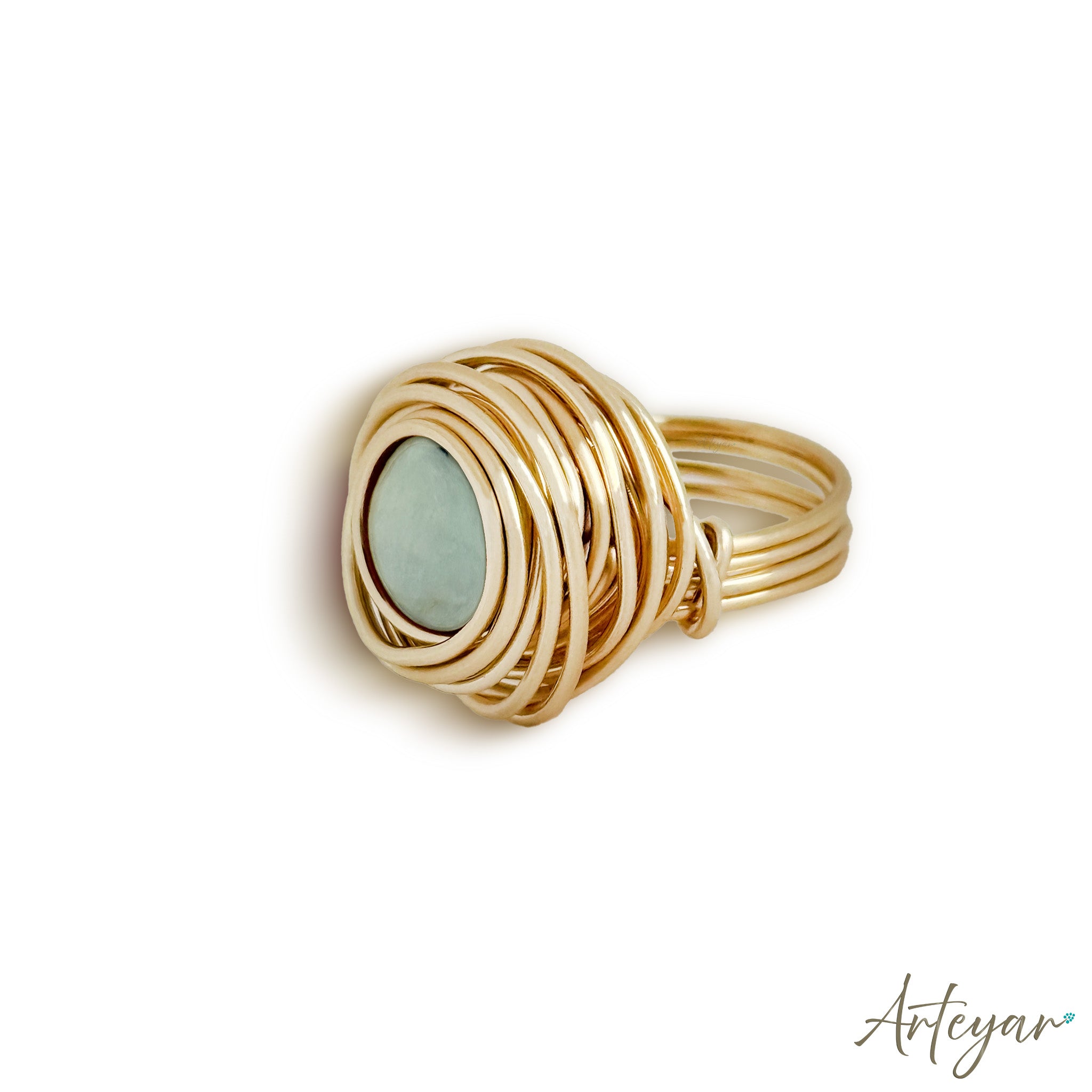Nest Aquamarine Ring