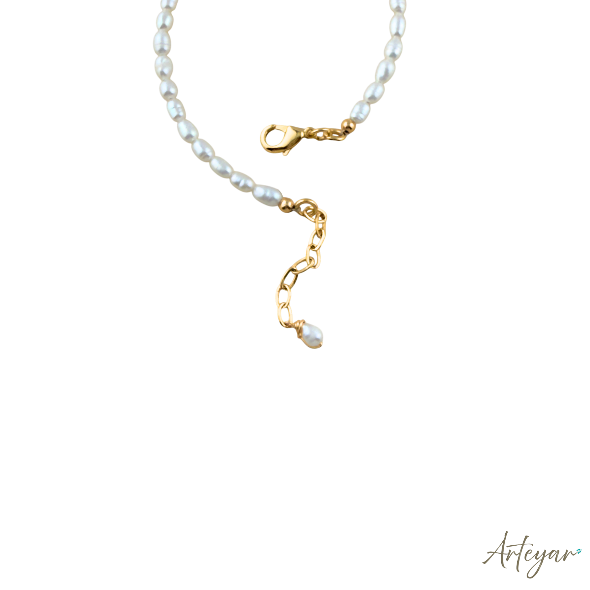 Bloom natural pearl bracelet with 18K gold-plated