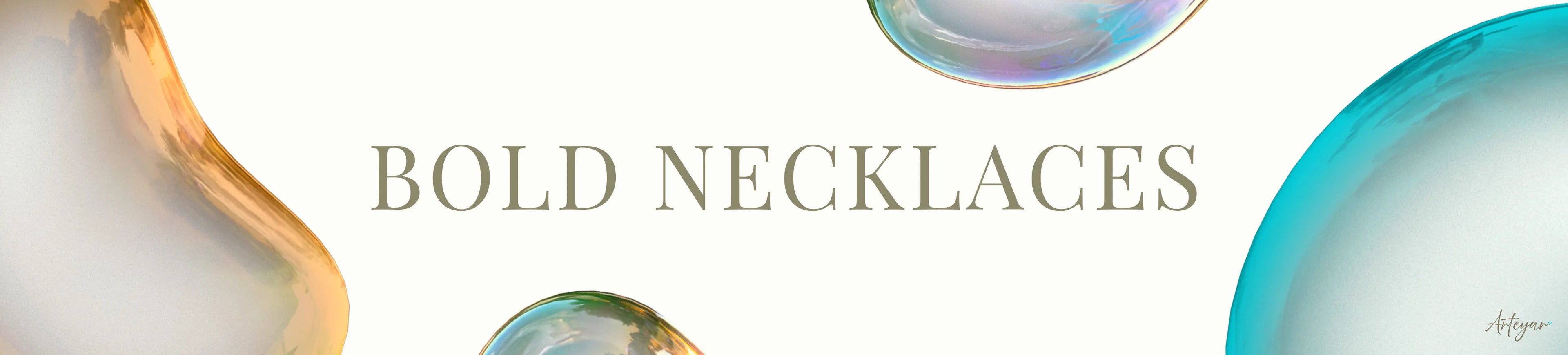 Bold necklaces collection — handmade statement necklaces, chunky chain and pendant necklaces, handcrafted fine jewelry by Arteyar