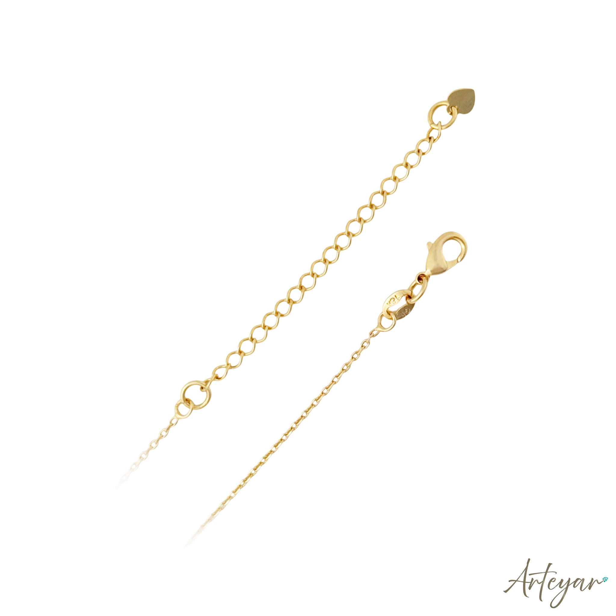 Elegant Gold Link Necklace with Pearls and White Mother-of-Pearl Accents, Luna Design by Arteyar, Delicate and Modern Luxury Jewelry, Perfect for Special Occasions and Elevating Everyday Style.