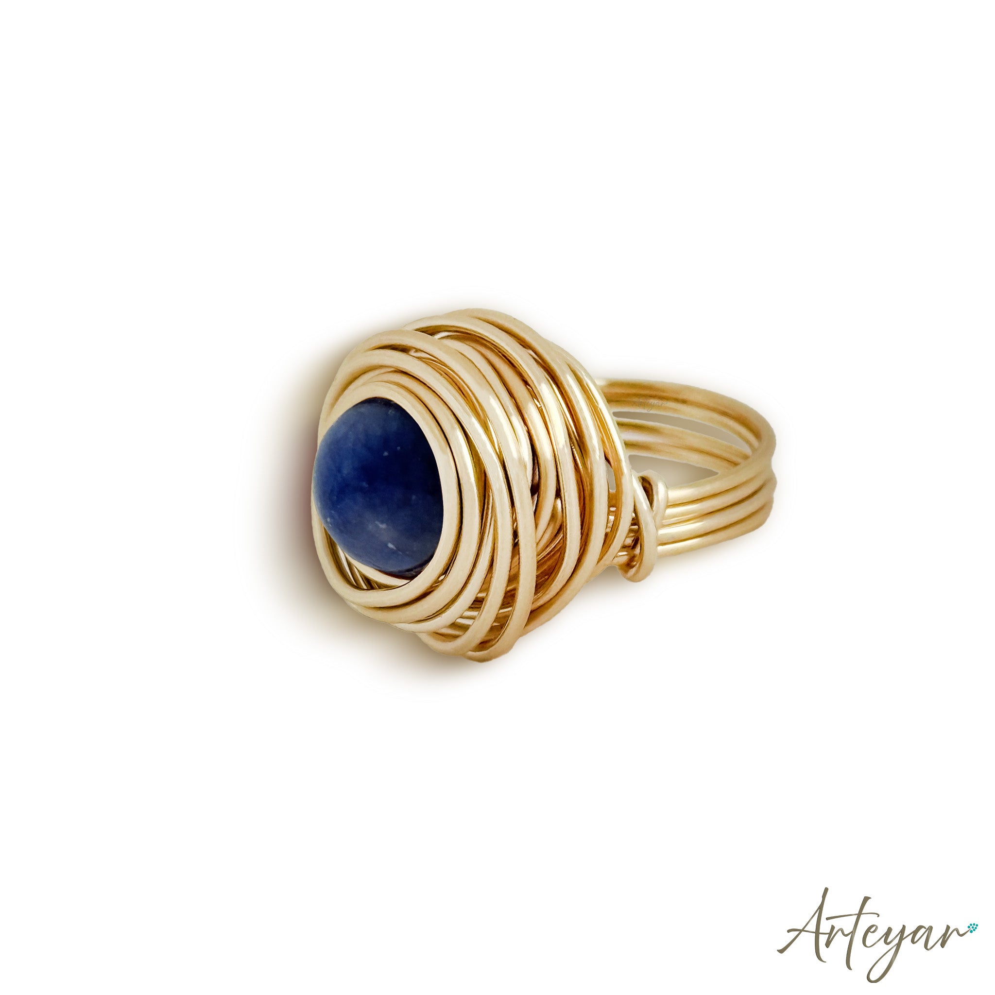 Nest Lapis Lazuli Ring