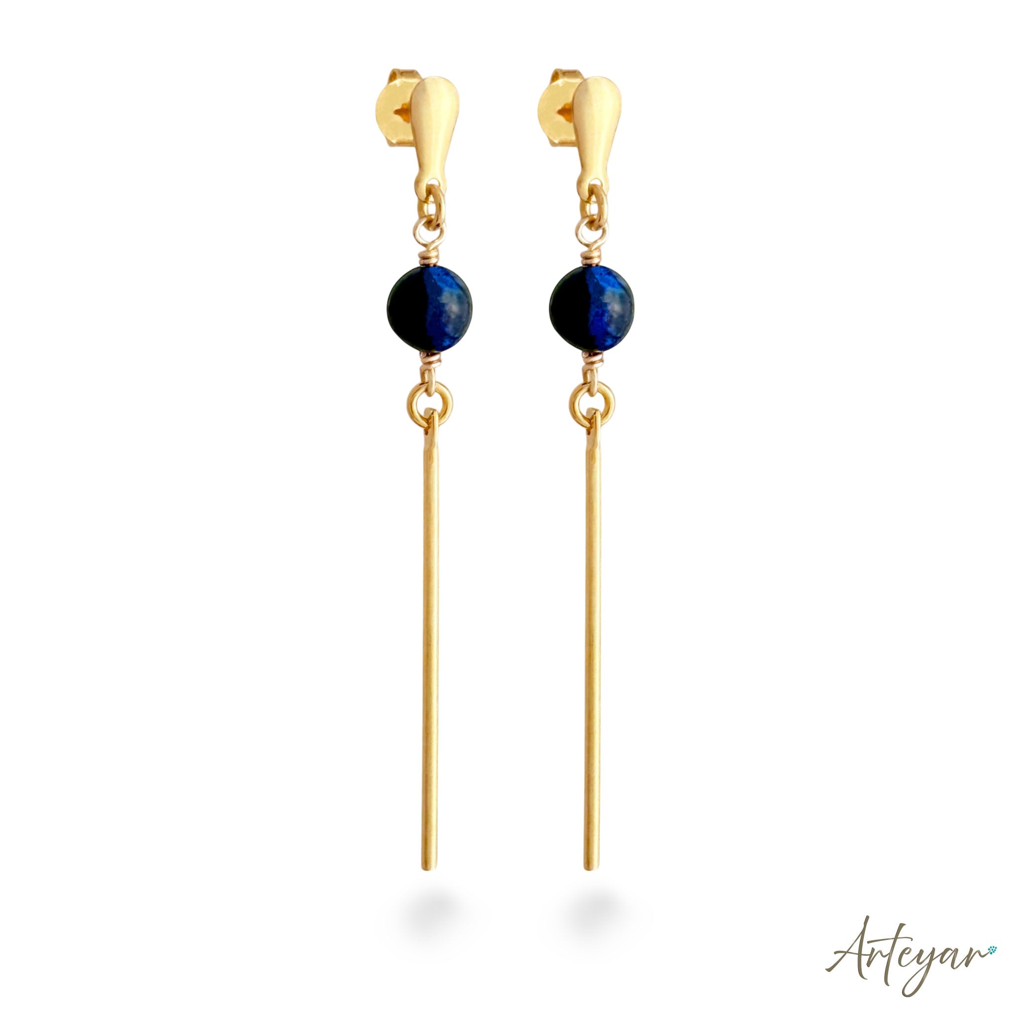 Nara Lapis Lazuli Drop Earrings