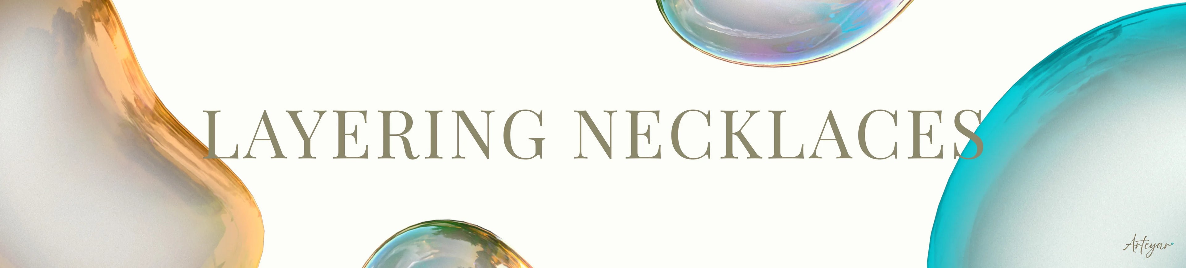 Layering necklaces collection — handmade stackable necklaces, mix and match chain necklaces, handcrafted fine jewelry by Arteyar