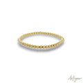 Elegant minimalist bracelet with golden beads – Giro Gold by Arteyar.