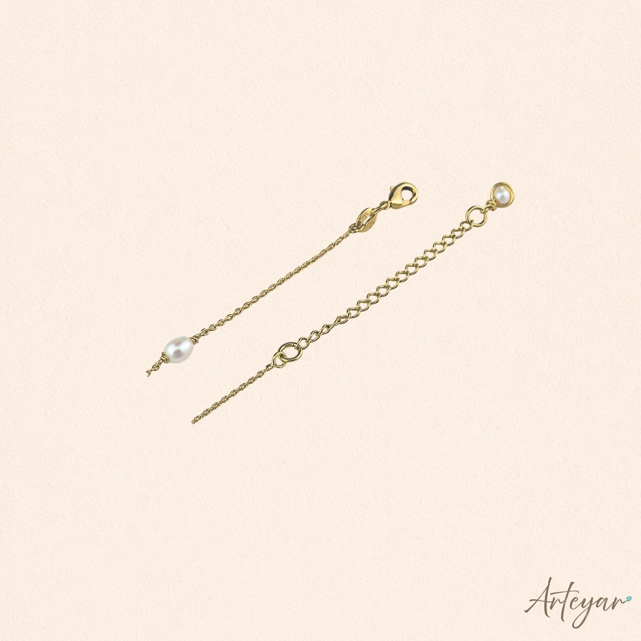 Elegant Golden Lariat Necklace with Freshwater Pearls and a Pearl-Covered Circle Drop, Moonlit Design by Arteyar, Romantic and Sophisticated Jewelry with Ethereal Elegance.