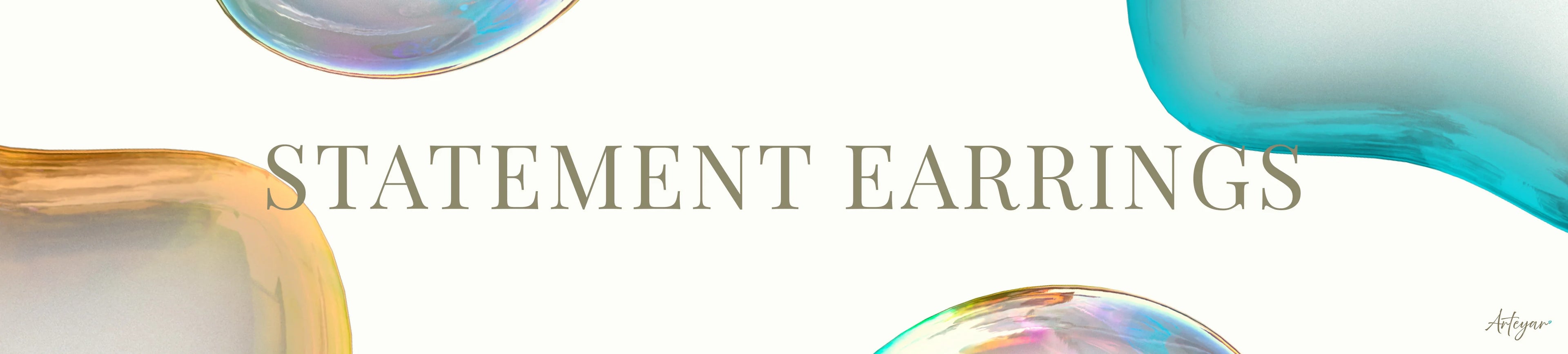 Statement earrings collection — handmade bold earrings, unique drop and dangle earrings, handcrafted fine jewelry by Arteyar